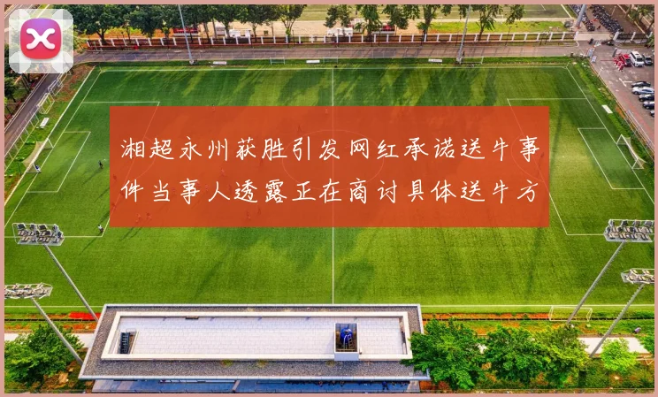 湘超永州获胜引发网红承诺送牛事件当事人透露正在商讨具体送牛方案