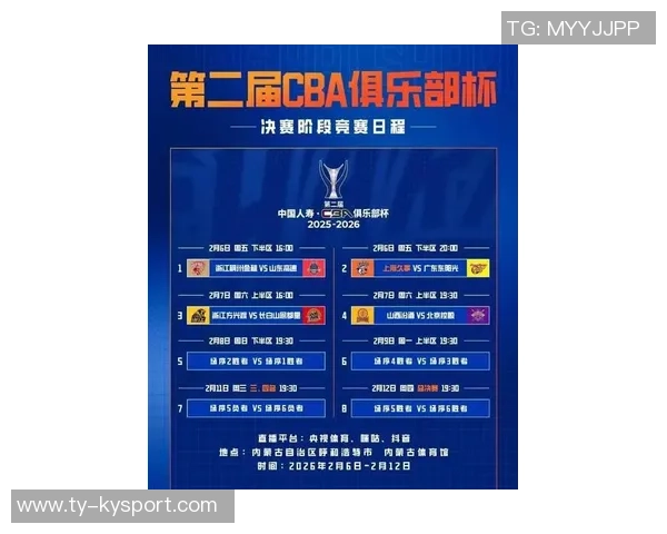 媒体人透露CBA特色赛制潜力赛将在俱乐部杯中进行首次内部测试